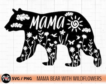 Mamá osa svg, png, camisa de mamá svg, mamá osa svg, cumpleaños de mamá, clipart de mamá osa, mamá svg, archivo de corte para cricut y silueta