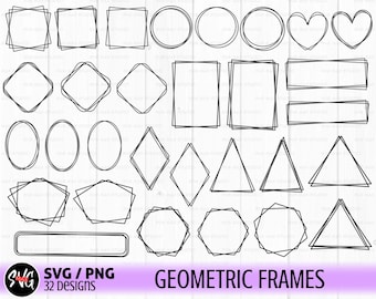 Rand svg bundel, dubbele frame svg, cirkel grens svg, zeshoek frame svg, hart frame svg, cirkel grens svg, cirkel ontwerp svg