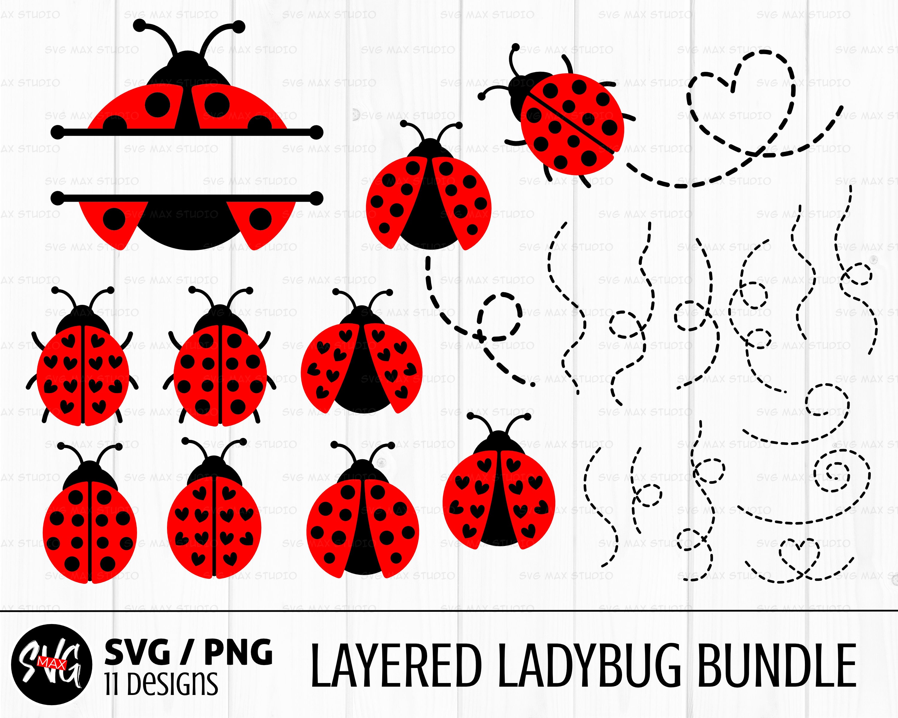 Ladybug Svg Bundle Cute Ladybug Svg Love Bug Svg Ladybug - Etsy