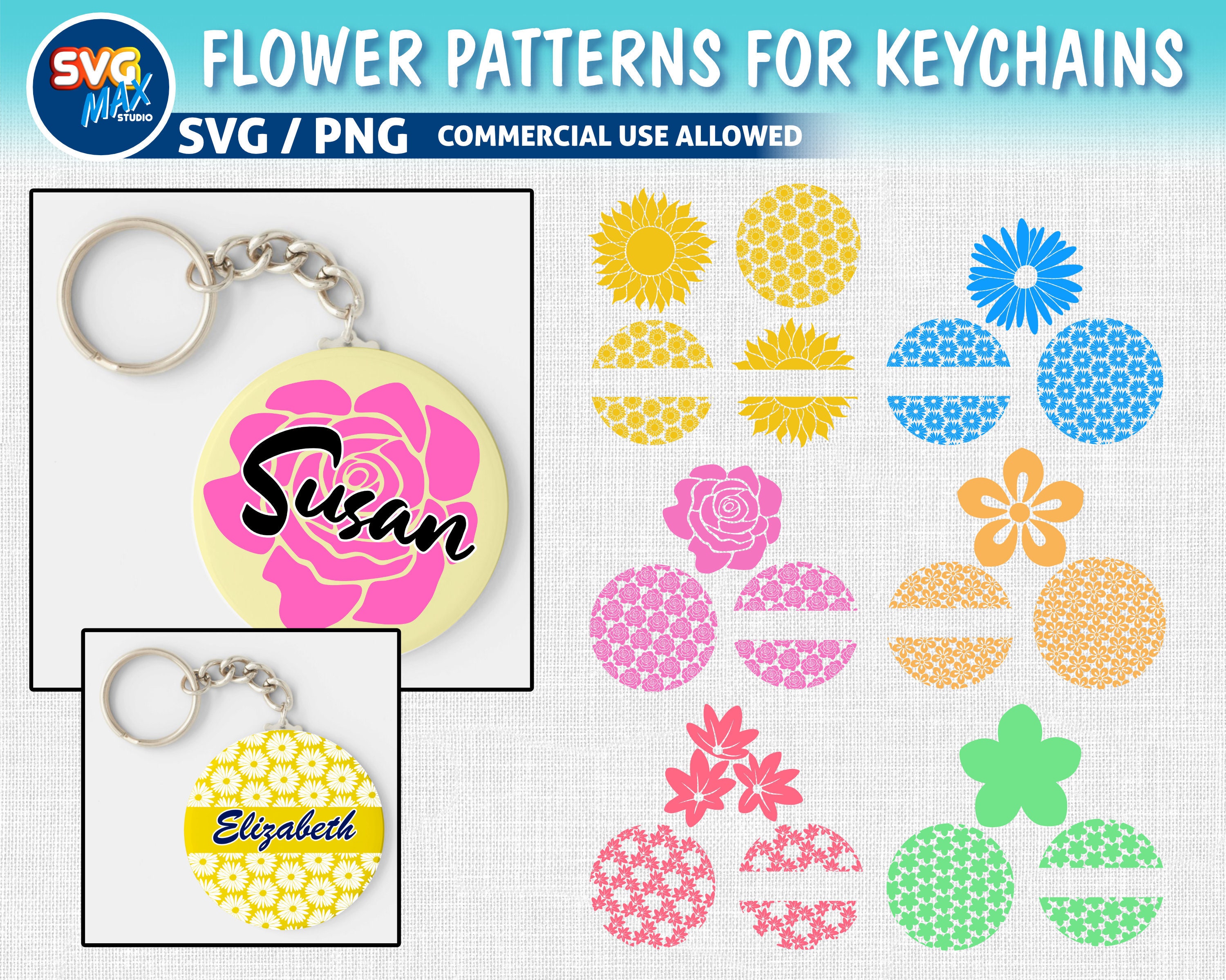 Download Keychain svg round pattern svg circle pattern svg flower ...