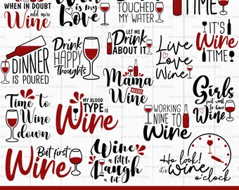 wine svg, png, wine sayings svg bundle, wine quotes svg, wine glass svg, drinking svg, sassy, sarcastic, wine sayings