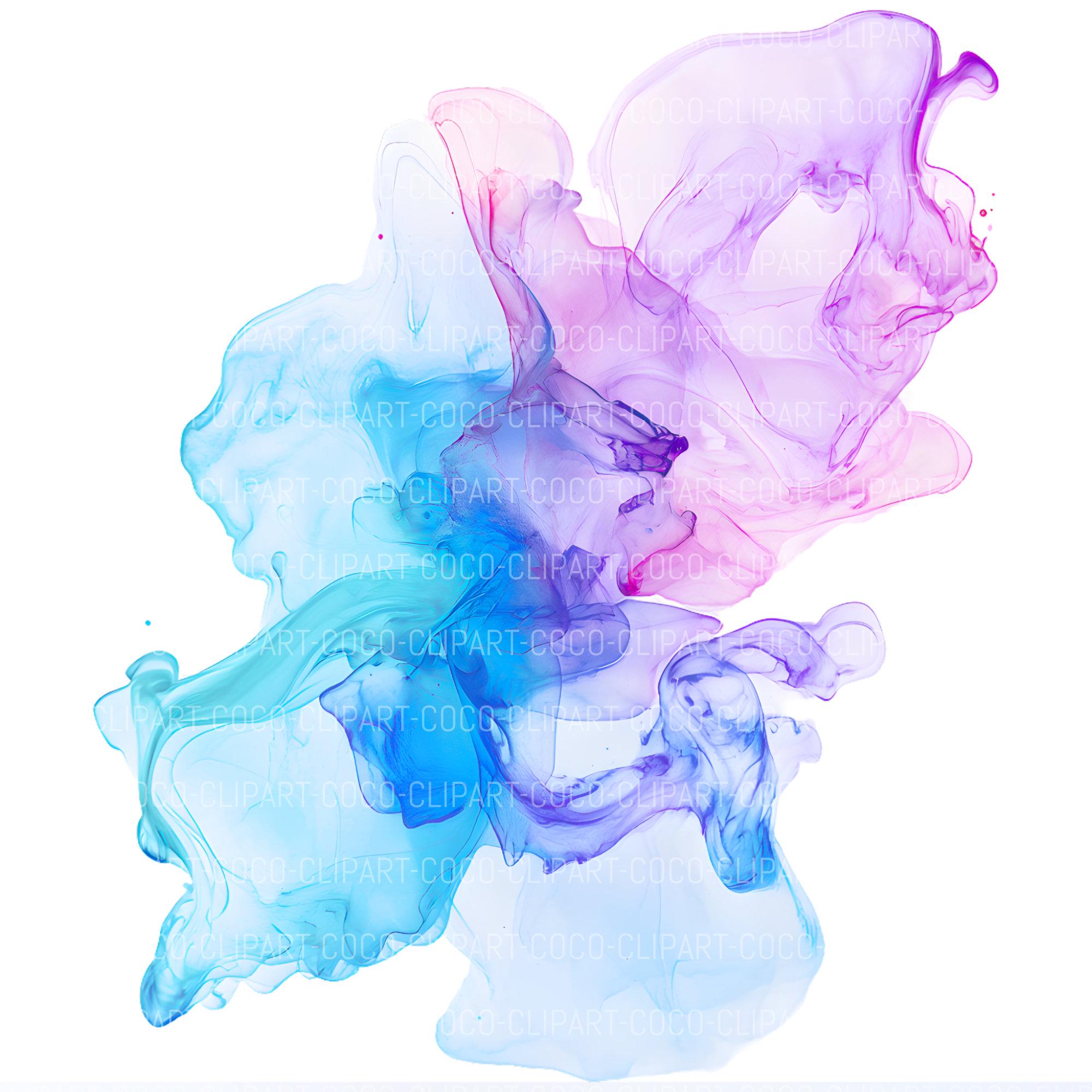 Pastel Watercolor Alcohol Ink Splash Clipart, Paint Splatter Jpg ...