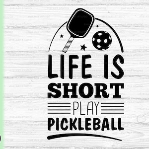 pickleball svg, png, pickleball shirt svg, pickleball clipart svg, sport svg, cut files for Cricut, Silhouette