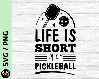 pickleball svg, png, pickleball tröja svg, pickleball clipart svg, sport svg, klippfiler för Cricut, Silhouette