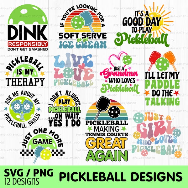 pickleball svg, png, bundle, pickleball shirt svg, funny pickelball svg, pickleball paddles, pickleball gift, pickelball cut files