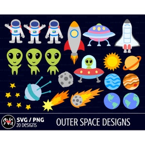 Espacio svg png, extraterrestre, astronauta, planetas, ovni, planeta tierra, cohete, nave espacial, estrella fugaz, asteroide, satélite, transbordador espacial de la nasa