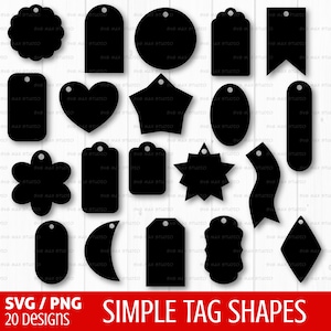 tag svg bundle, tag de presente svg, label svg, tag de preço svg, arquivo de corte de tag, tag decorativa svg, tags svg, arquivo de corte para Cricut e Silhouette
