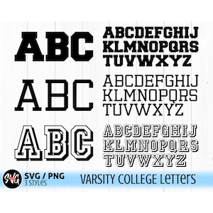 Sport Schrift svg, Varsity-Schrift svg, College-Schrift svg, Baseball-Schrift, Jersey-Schrift svg, Schneidedatei für Cricut