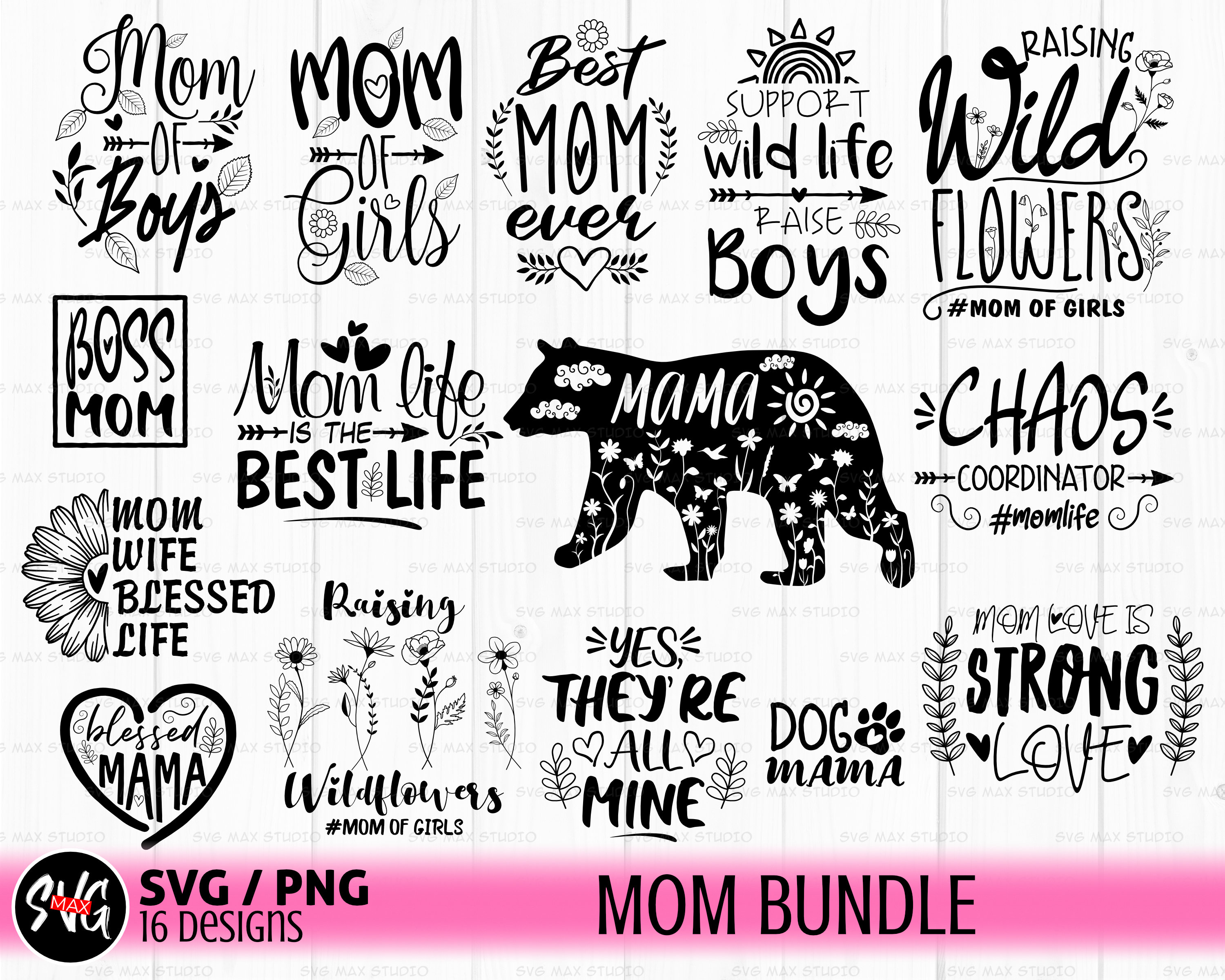 mothers day svg Blessed Mom SVG mama svg blessed mama svg Mom svg bundle mom life svg mom of boys girls svg mom quotes svg png