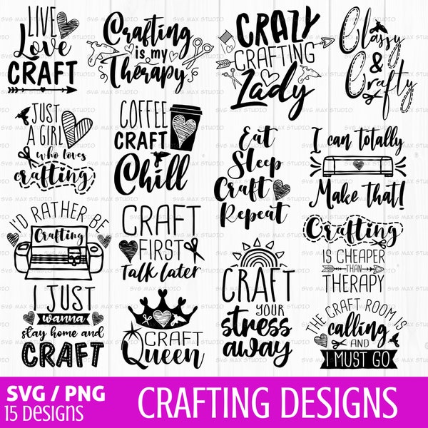 crafty svg bundle, craft svg, crafting svg, funny crafting shirt svg, craft room svg, sewing svg, quilt svg, vinyl svg, cut File cricut