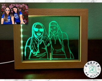 Led Photo Frame Etsy