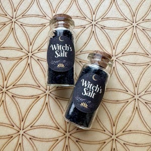 Witch’s Salt (Black Salt) • Protection Ritual Salt • Handmade Magical Salt for Warding, Spellwork & Home Energy Clearing