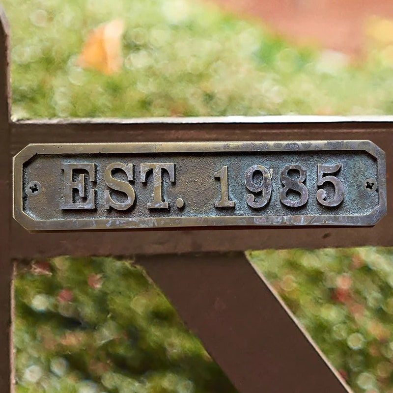 Est. Sign - Etsy