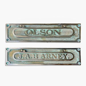 Custom name mail slot, Unique and personalized name Mail Slot for your Unique door