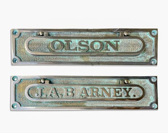 Fully customized name mail slot, To create a truly unique and personalized name Mail Slot for your Unique door