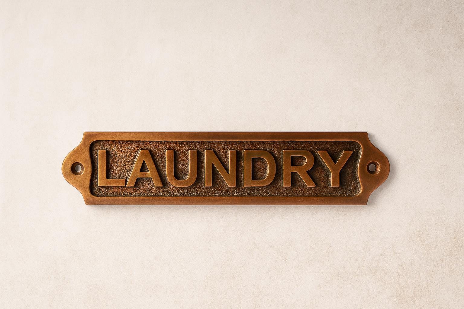 Vintage Laundry Room Sign – Rustic Cast Iron Wall Plaque, Door Sign ...