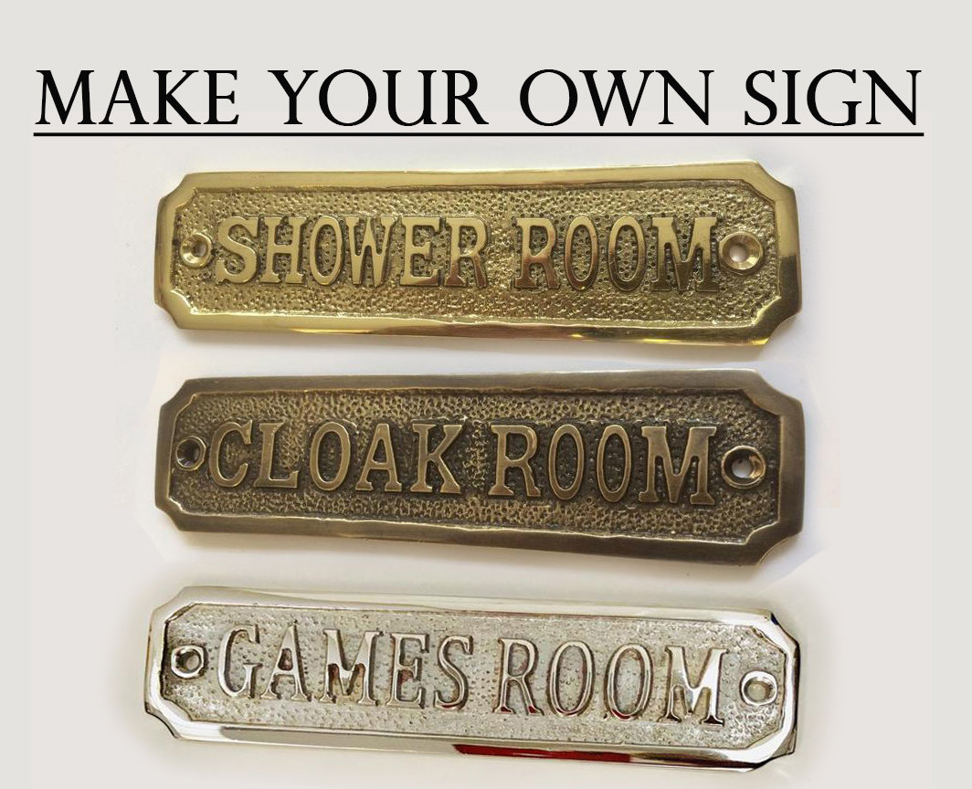 Personalized 3D door signs, Custom brass sign plaques - Modern signs for top of door- Office signs- Corporate Signs- Brass name plaques