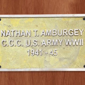 Custom Cast Brass door signs & plaques - Custom language plaques - Custom size plaques - Custom name signs - brass gold finish wall plaques