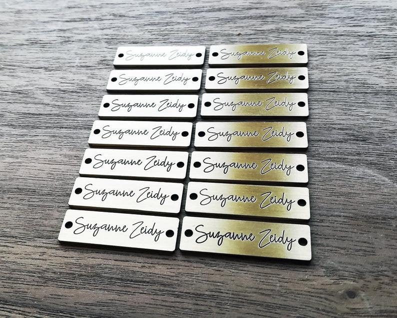 Best Quality Personalized brass clothing tags corrosion free Etsy