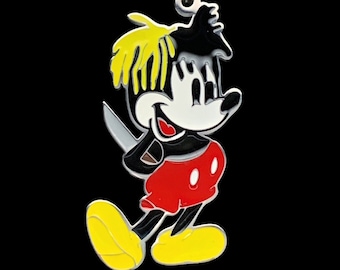 revenge xxxtentacion ミッキーマウス ペンダント ネックレス XXXtentacion ミッキーXネックレス！ステンレススチール＆マルチカラー