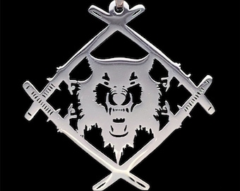 HollowSquad Necklace! Polished Stainless Steel Pendant + Stainless Steel Chain (SESH Bones Xavier Wulf DeadBoy SeshHollowWaterBoyz)