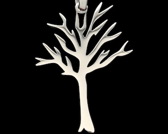 XXXtentacion Tree of Life Necklace! Polished Stainless Steel Pendant + Choice of Chain (Jahseh Onfroy LLJ Bad Vibes Forever Poison Tree)