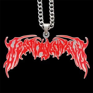 Zerstöre die einsame Halskette! Edelstahl & Emaille Anhänger + Wahl der Kette (Whole Lotta Red Playboi Carti King Vamp Opium Ken Carson)