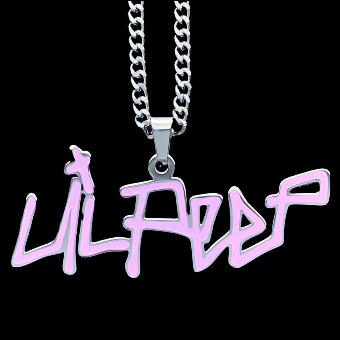 Billie Eilish Necklace Lil Peep Necklace Mirror Polished Stainless