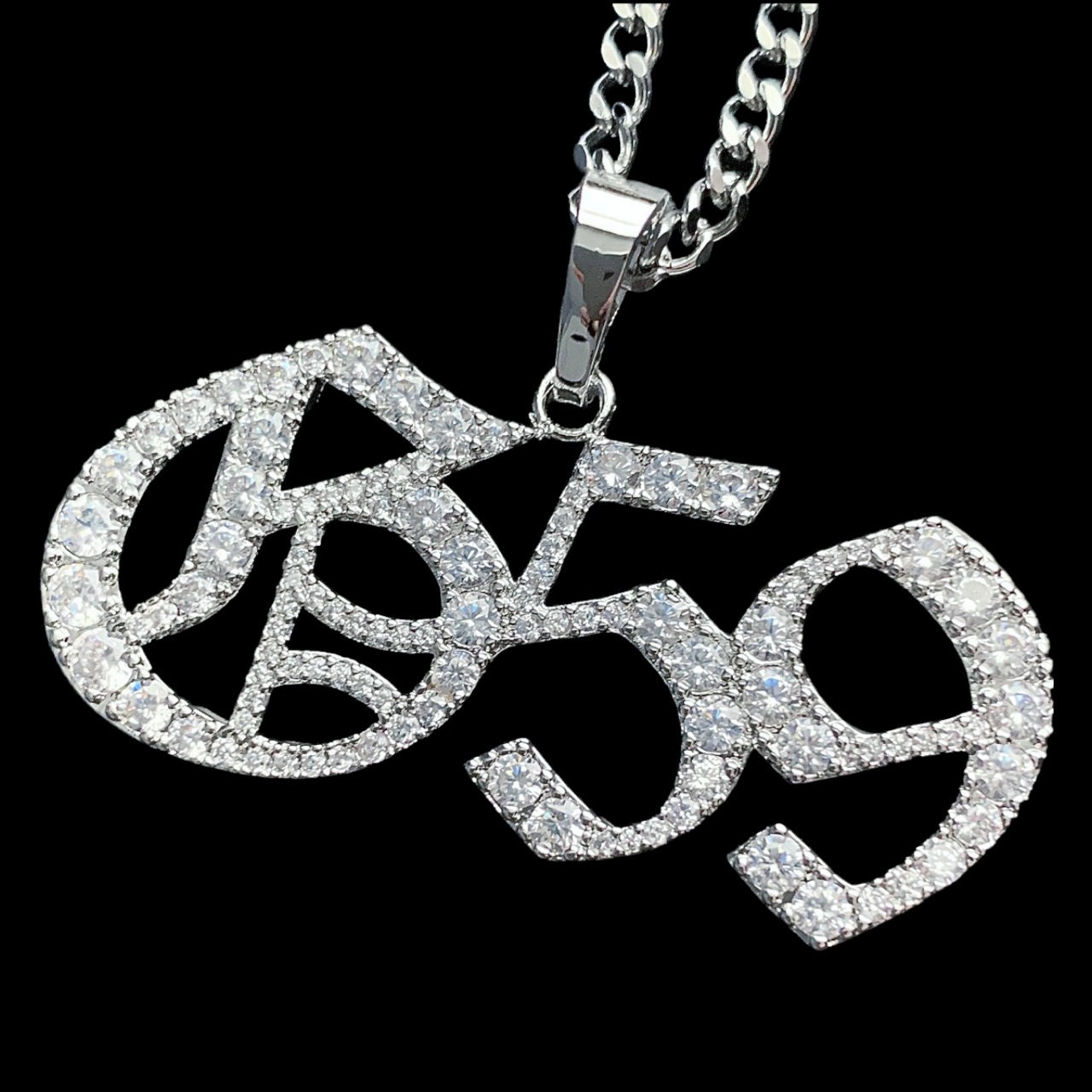 入荷nowオンラインストア Necklace! G59 Suicideboys Iced + Pendant Zirconia Cubic Out ジャケット・アウター