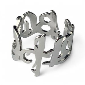 Lil Peep &#39;Hellboy&#39; Ring! Stainless Steel Wraparound Ring Available in US Sizes 6-12 (Gustav Ahr GBC CryBaby Goth Angel Sinner GothBoiClique)