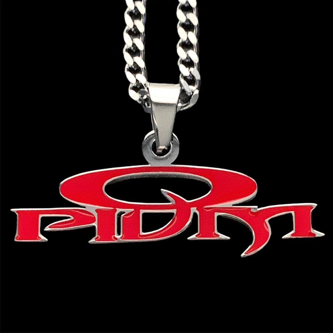 playboicarti opium ネックレス Playboi Carti OPIUM Necklace! Stainless Steel & Black Enamel