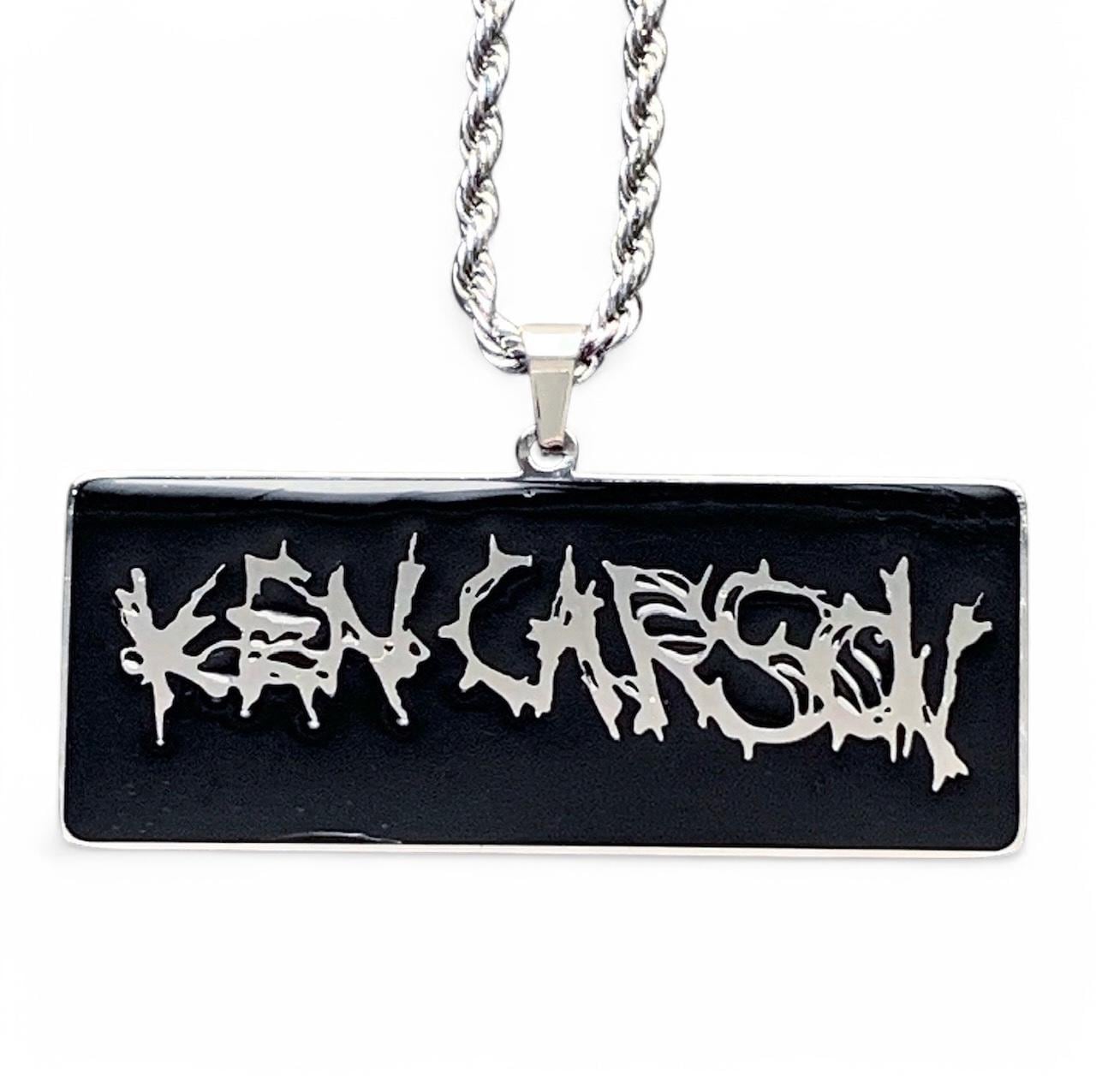 AVALANCHE 逆十字ネックレス opium ken carson Ken Carson Necklace! Stainless Steel & Black Enamel Pendant