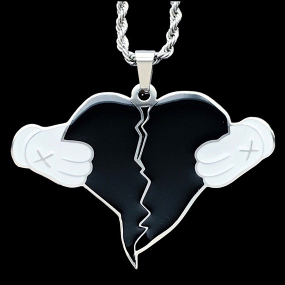 Kanye West 808 & Heartbreak Necklace! Stainless Steel and
