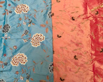 Gorgeous luxury  embroidery brocade fabric