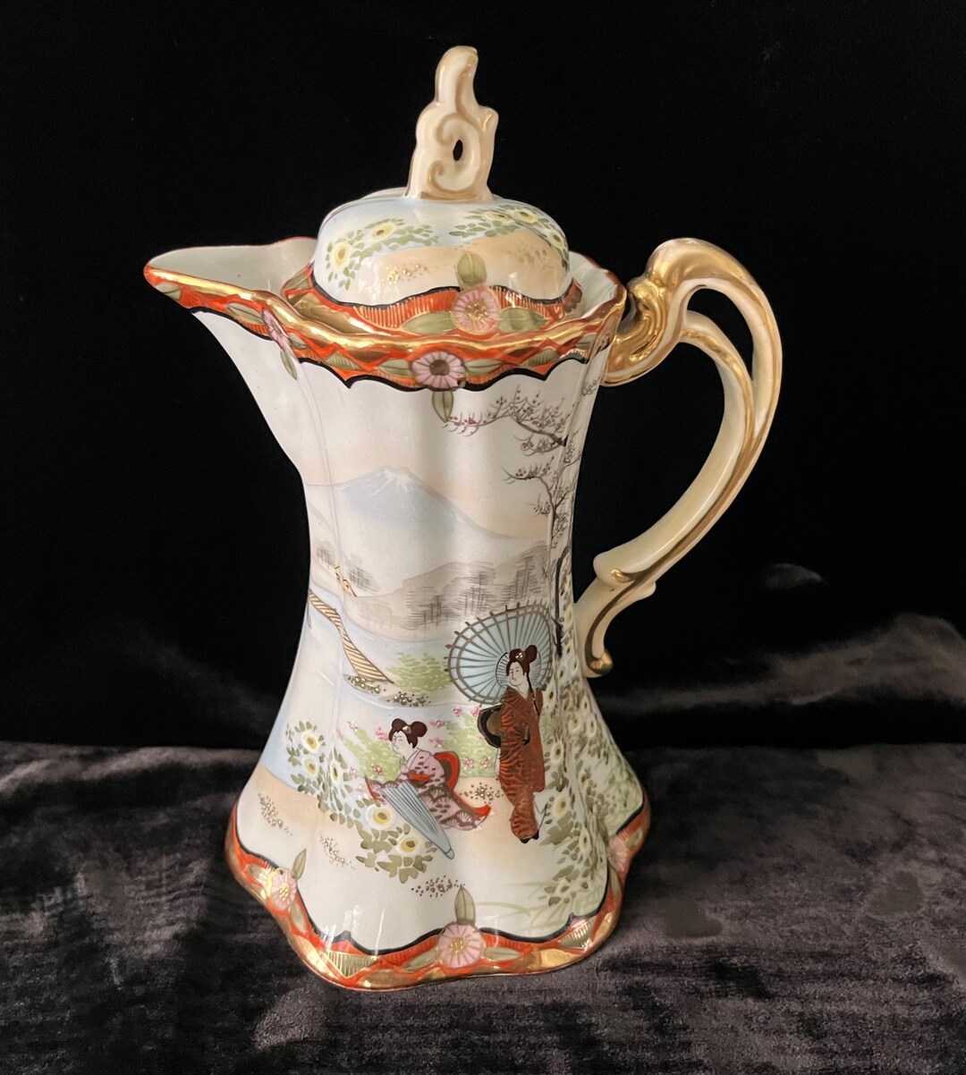 Antique Nippon Teapot Etsy