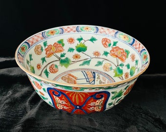 Rare! Gorgeous antique hand painted porcelain bowl