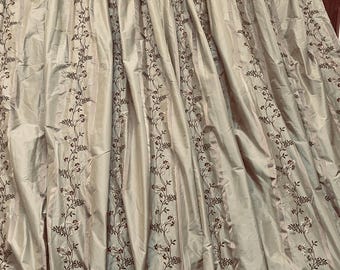 Stunning gorgeous embroidered curtain