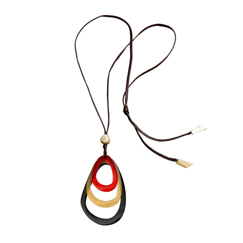 HANDMADE HORN EARRINGS, Horn Earrings and Pendants, Drop Earrings, Horn jewelry combo, horn pendant necklace image 7
