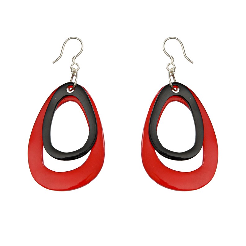 HANDMADE HORN EARRINGS, Horn Earrings and Pendants, Drop Earrings, Horn jewelry combo, horn pendant necklace image 10