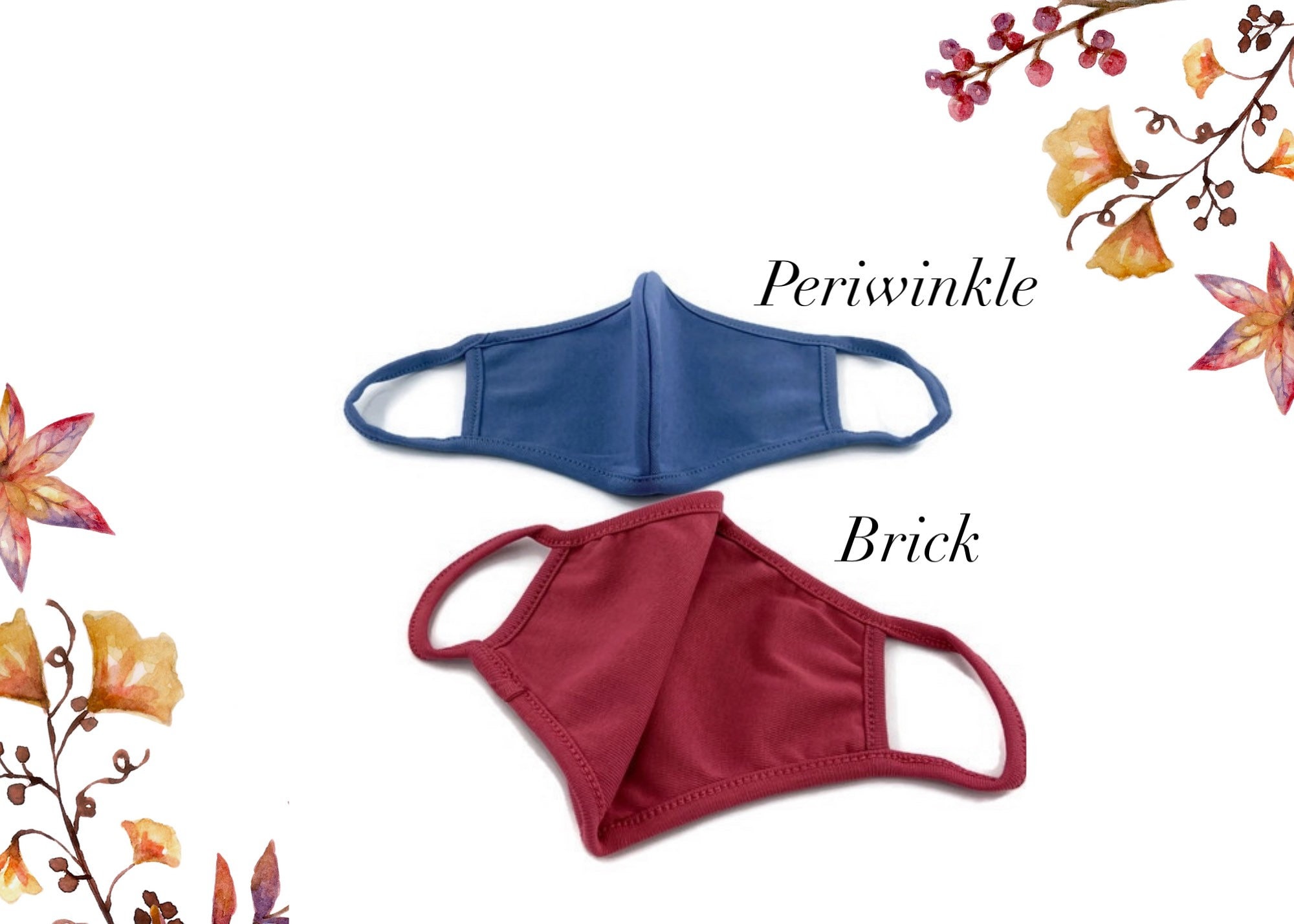 NEW COLORS 100 Cotton Face Mask Canada, Adult Face Mask, Fitted and