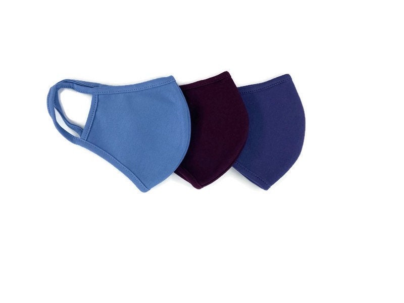 NEW COLORS 100 Cotton Face Mask Canada, Adult Face Mask, Fitted and