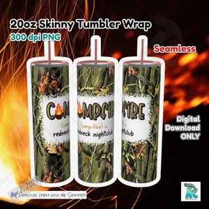 Definizione di falò Tumbler Wrap, 20oz Skinny Straight, PNG 300 dpi, Sublimazione, Download, Portachiavi PNG, Campfire wrap, Camo Wrap, Umorismo