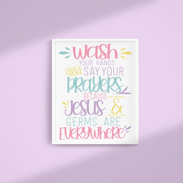 Jesus and Germs - Etsy