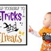 Trick or Treat Halloween Printable Sign Instant Download - Etsy
