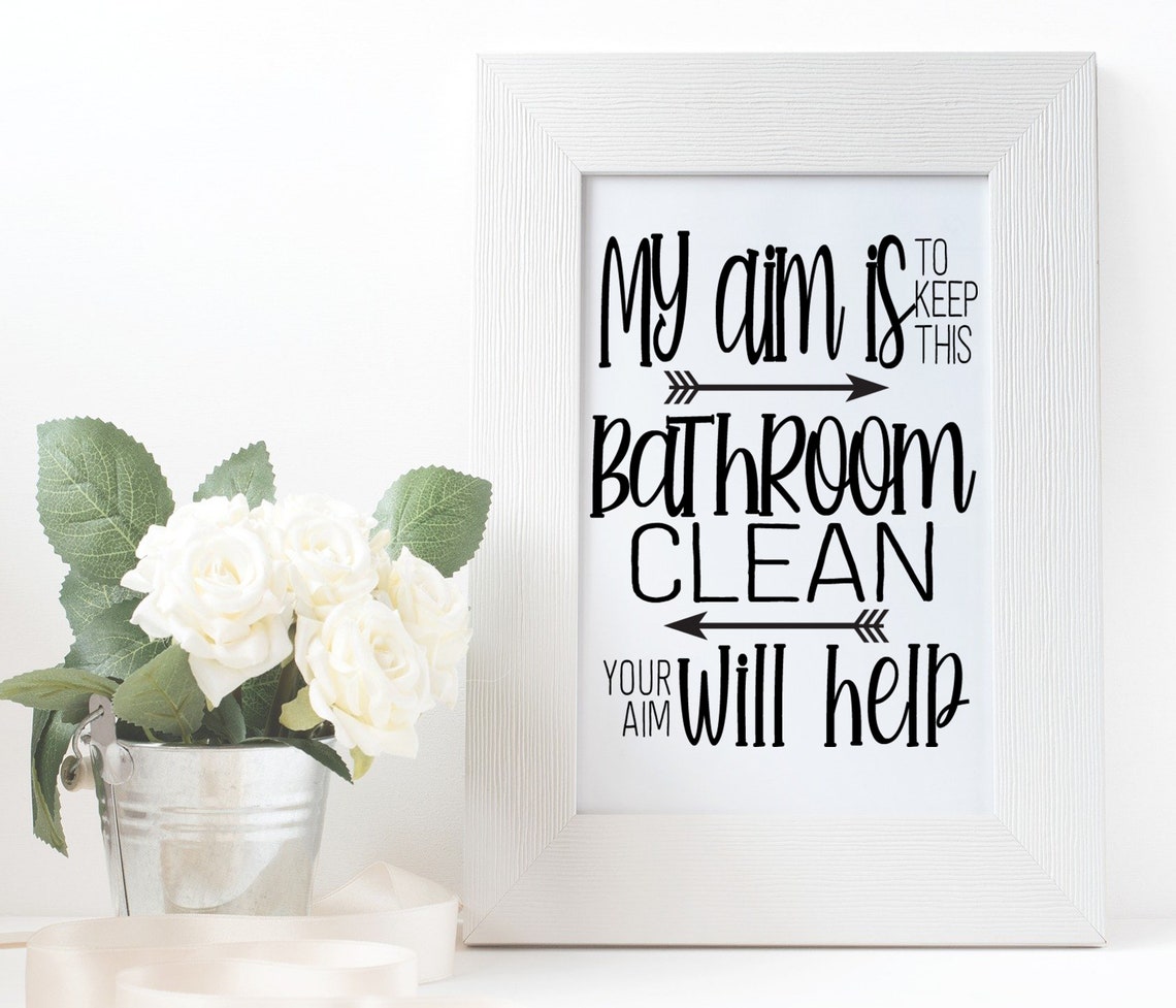 Lustige Badezimmer Sprüche SVG, lustige Geschenke für ihn, Badezimmer