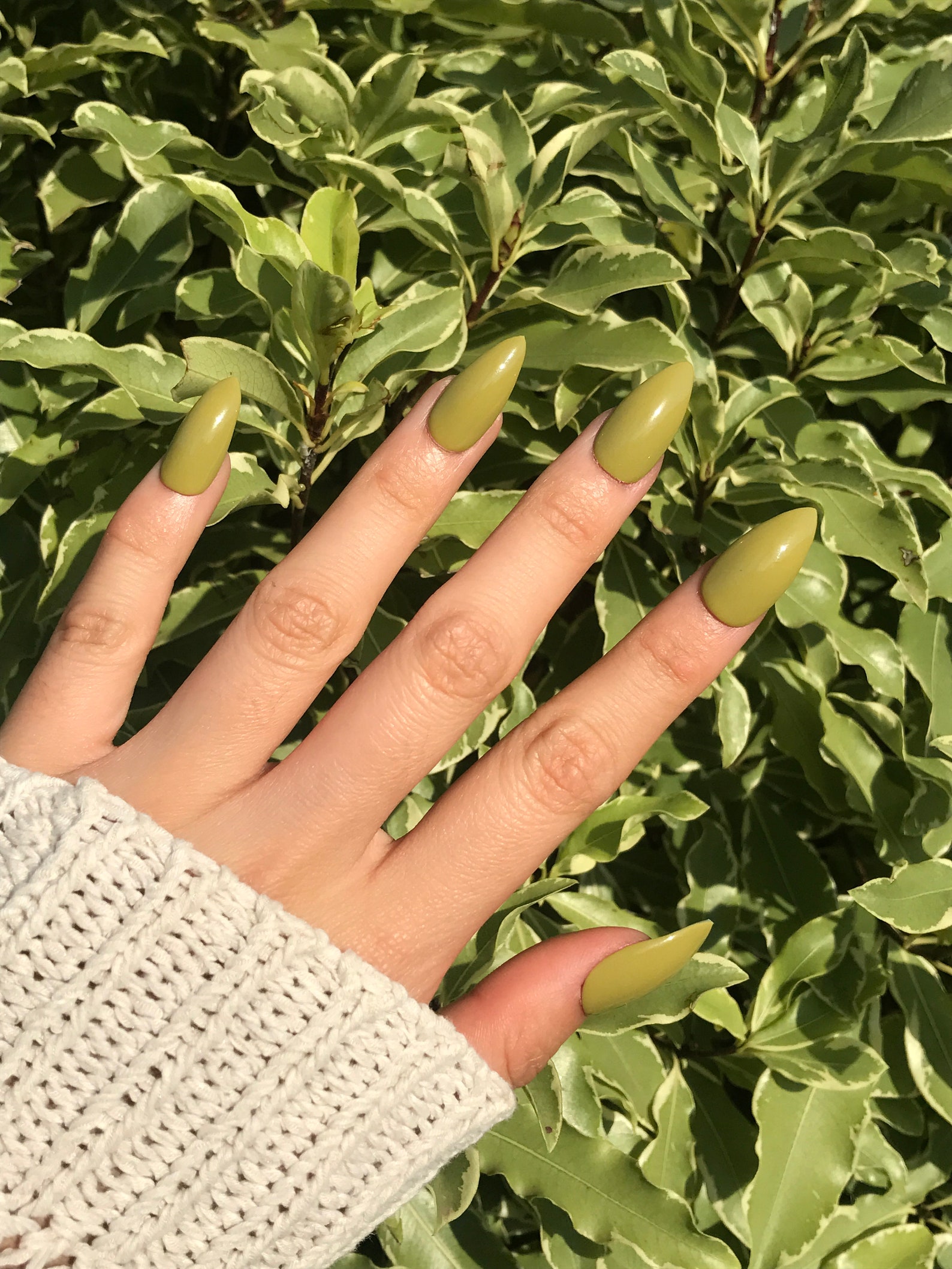 Green Matcha Press on Nails Gel Nails Fake Nails Set Etsy