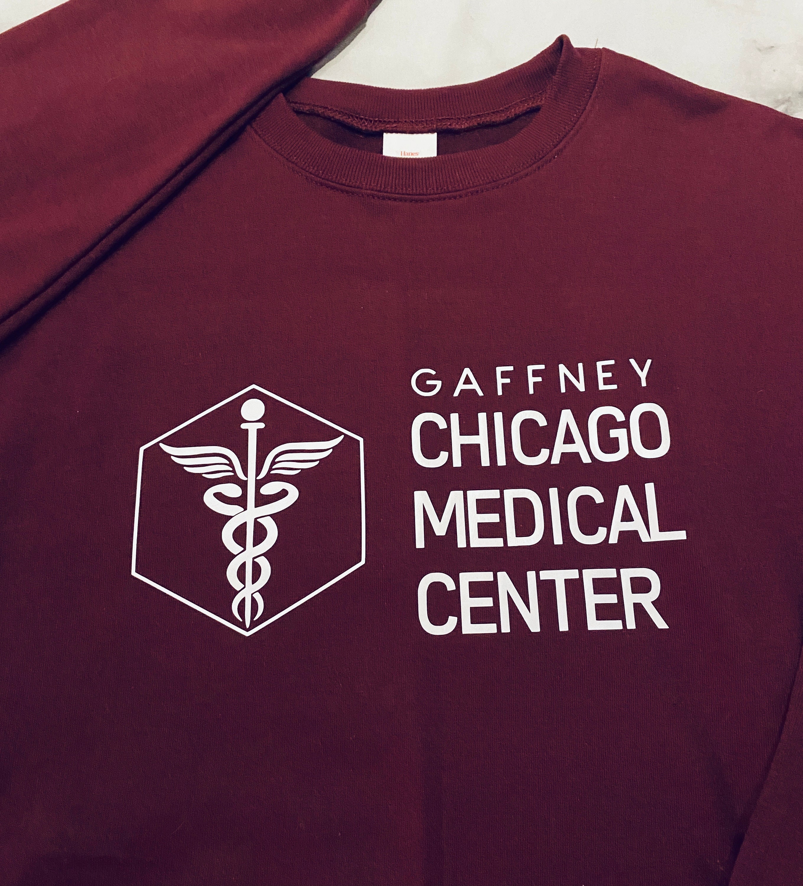 Gaffney Chicago Medical Center Crewneck, Chicago Med Crewneck Etsy