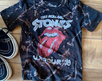Band T-Shirt Rollling Stones Paint It Black inspired T-shirt design Short Sleeve Unisex