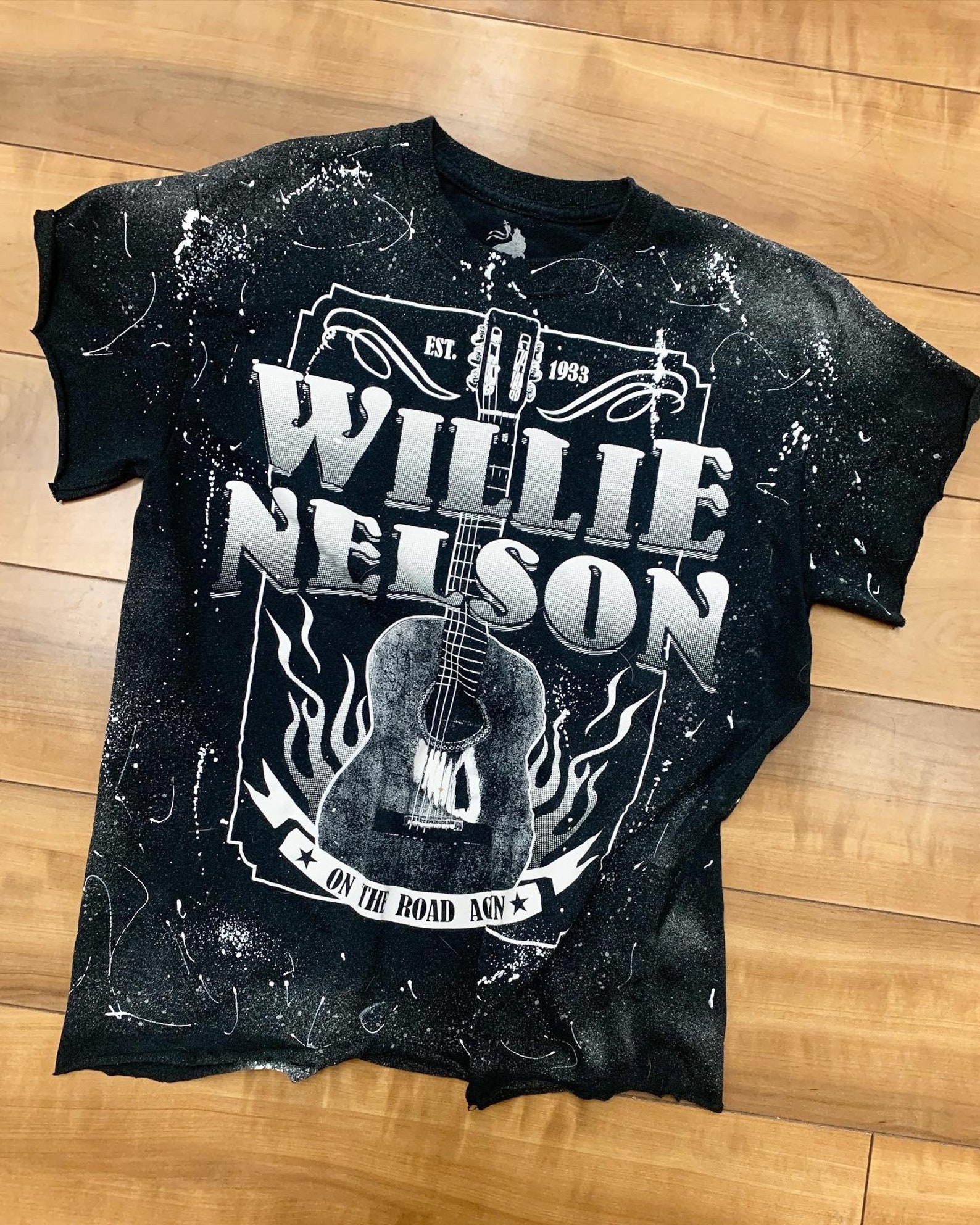 Willie Nelson Vintage Inspired Band Tee Willie Nelson Shirt Etsy