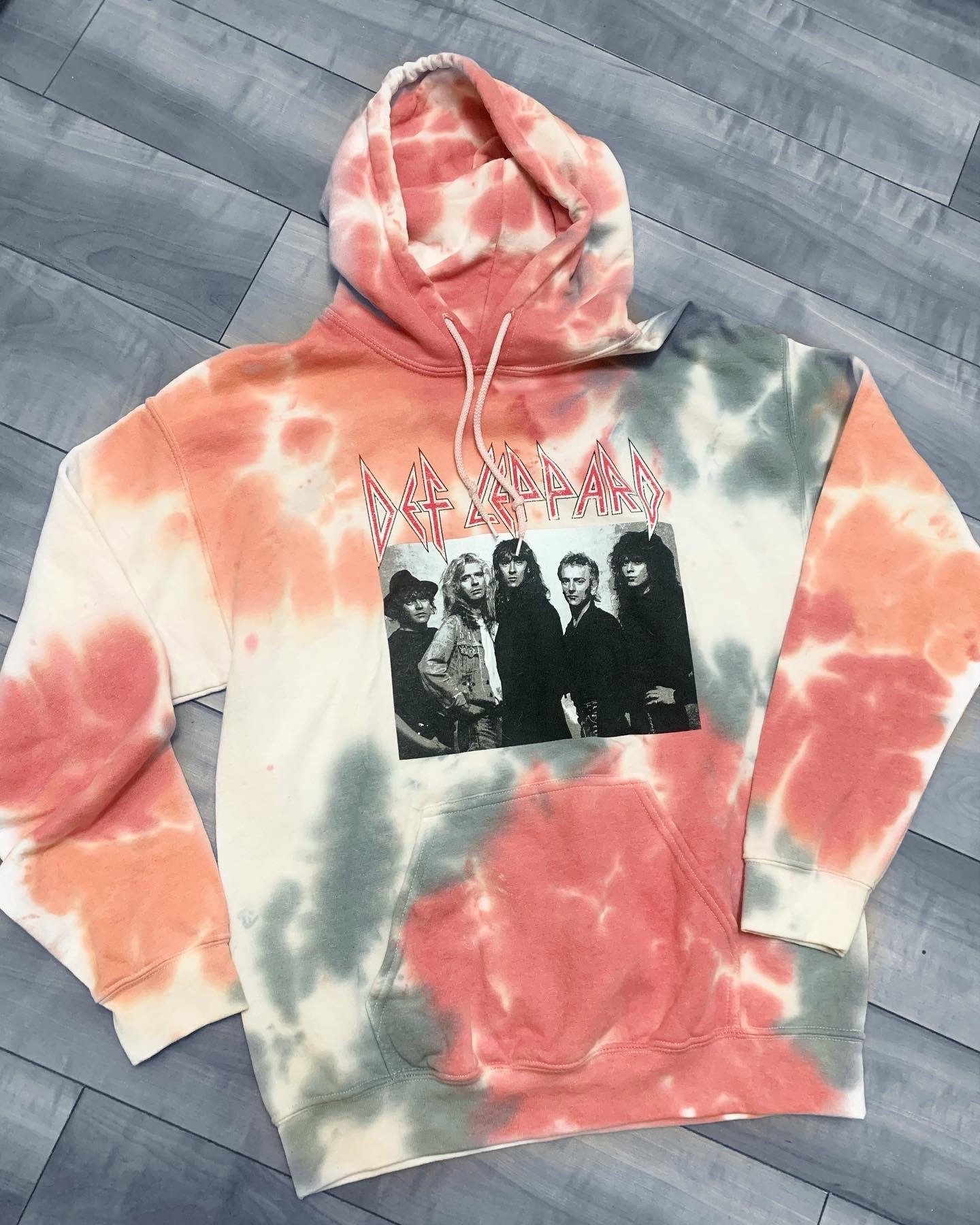 Def Leppard Vintage Inspired Band Sweatshirt Band Hoodie Tie Dye Def Leppard Sweatshirt Custom Band Shirt Tie Dye Band Sweatshirt Etsy